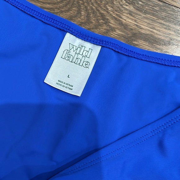 WILD FABLE NEON BLUE BOTTOMS - Picture 3 of 3